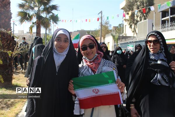 راهپیمایی 22 بهمن در زاهدان