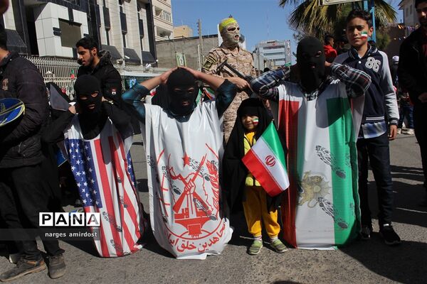 راهپیمایی 22 بهمن در زاهدان