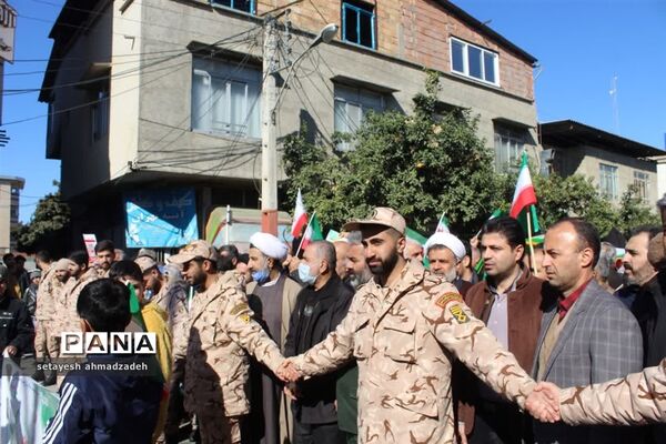 راهپیمایی ۲۲ بهمن در گلوگاه