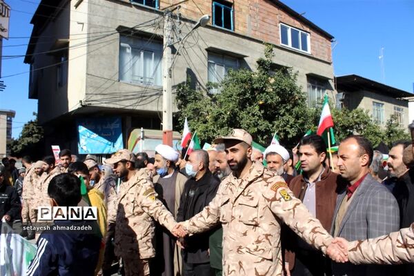 راهپیمایی ۲۲ بهمن در گلوگاه
