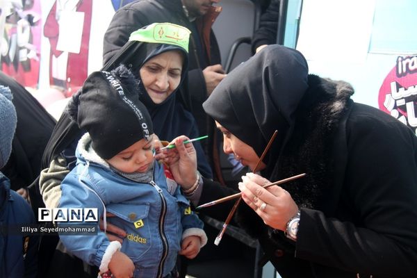 راهپیمایی باشکوه 22 بهمن در ناحیه یک شهرری