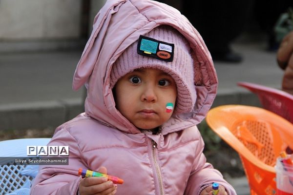 راهپیمایی باشکوه 22 بهمن در ناحیه یک شهرری