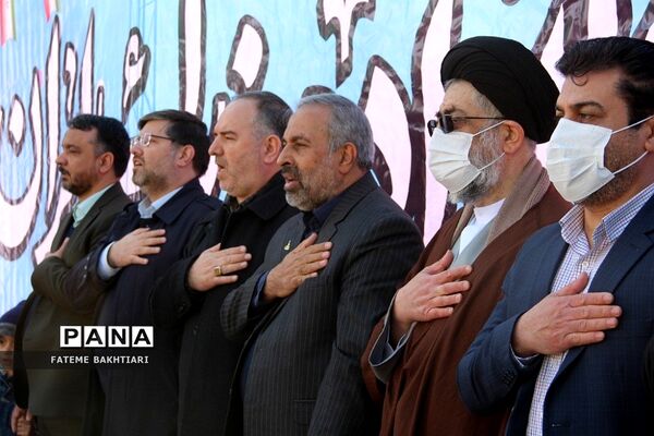راهپیمایی باشکوه 22 بهمن در ناحیه یک شهرری