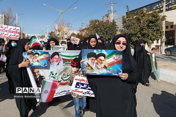 برگزاری راهپیمایی ۲۲ بهمن در بدره استان ایلام