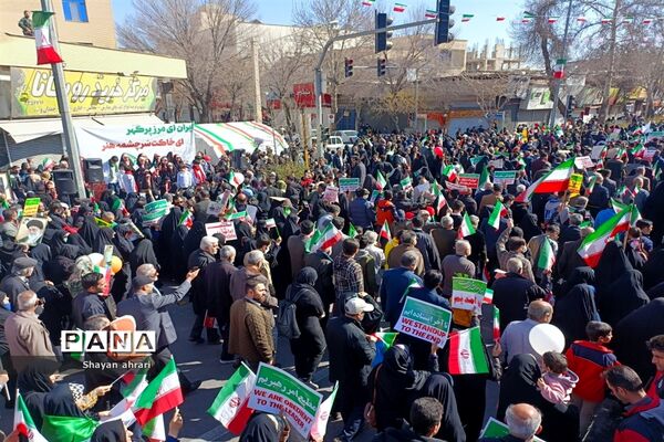 راهپیمایی 22 بهمن در فارس