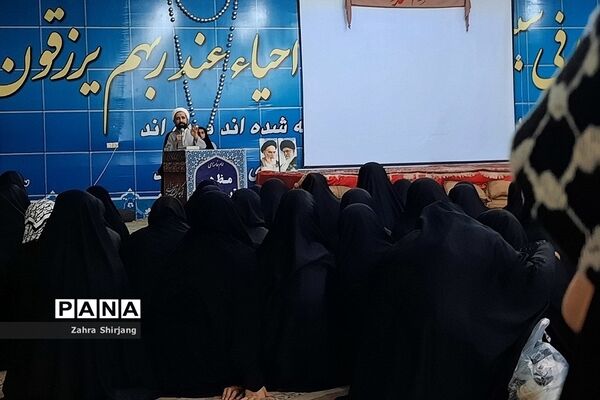 مراسم افتتاحیه راهیان‌نور دختران بهارستانی در اردوگاه شهید رستگار