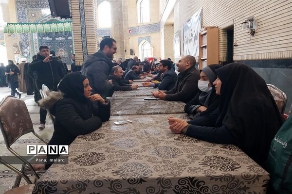 ارائه خدمات به نمازگزاران در نمازجمعه ملارد