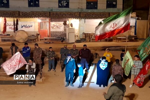 برگزاری رزمایش و نمایش حماسی در اردوگاه شهید مصطفی مسعودیان در اهواز