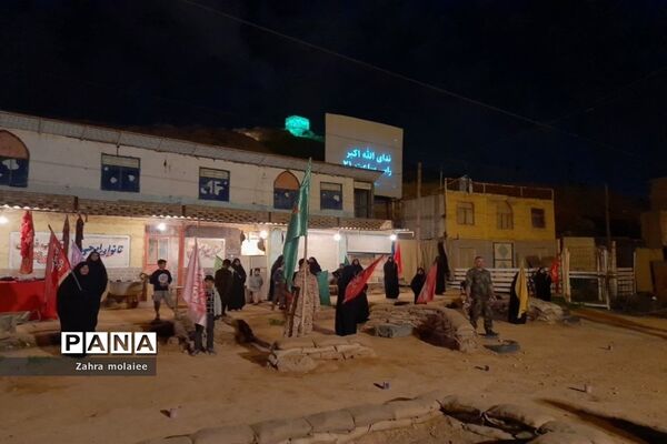 برگزاری رزمایش و نمایش حماسی در اردوگاه شهید مصطفی مسعودیان در اهواز