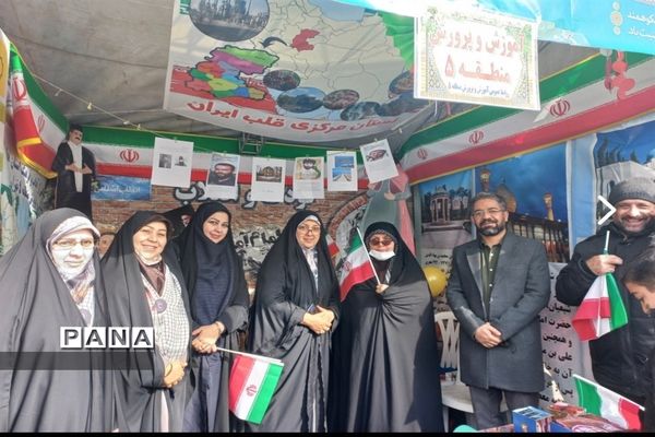 حضور باشکوه در راهپیمایی ۲۲ بهمن در تهران