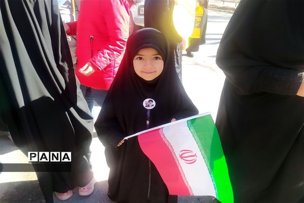 راهپیمایی باشکوه 22 بهمن در شهرستان اقلید