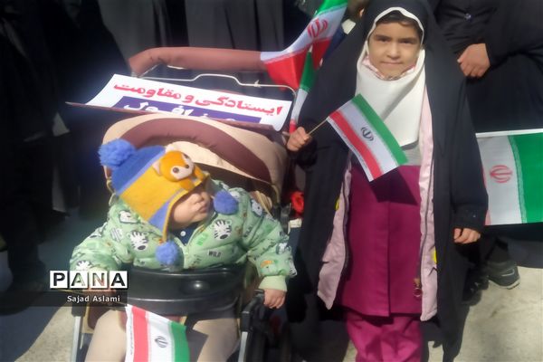 راهپیمایی باشکوه 22 بهمن در شهرستان اقلید