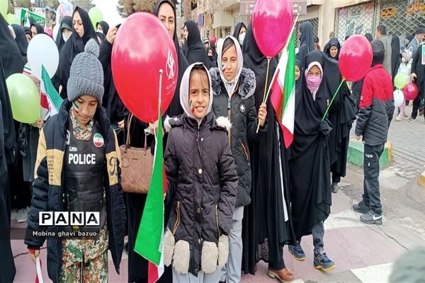 راهپیمایی ۲۲ بهمن در تربت جام