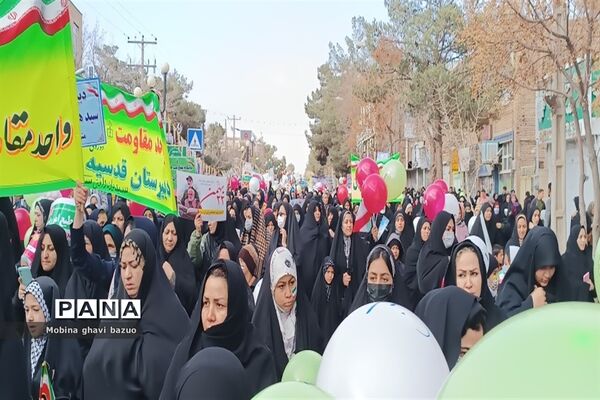 راهپیمایی ۲۲ بهمن در تربت جام