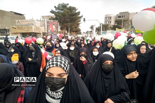 راهپیمایی ۲۲ بهمن در تربت جام