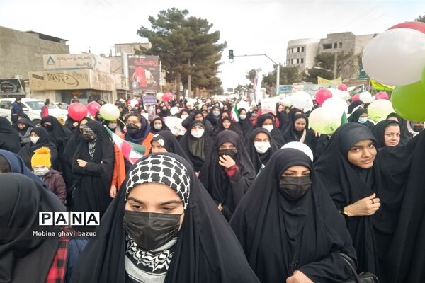 راهپیمایی ۲۲ بهمن در تربت جام