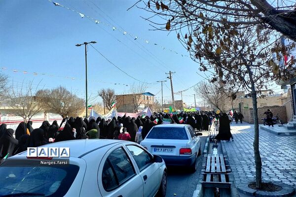راهپیمایی 22 بهمن در شهر جعفریه قم