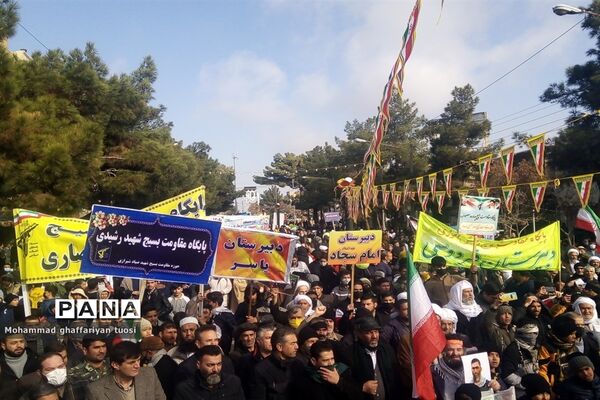 راهپیمایی باشکوه ۲۲ بهمن در تربت جام