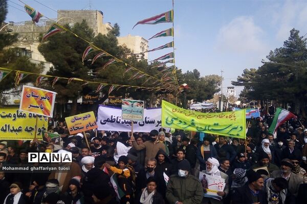 راهپیمایی باشکوه ۲۲ بهمن در تربت جام