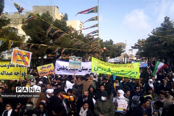 راهپیمایی باشکوه ۲۲ بهمن در تربت جام