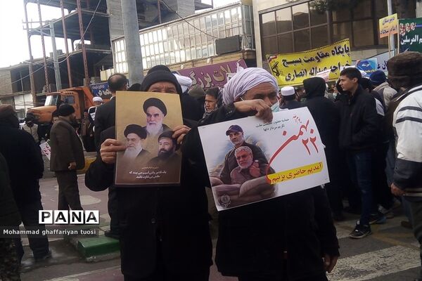راهپیمایی باشکوه ۲۲ بهمن در تربت جام