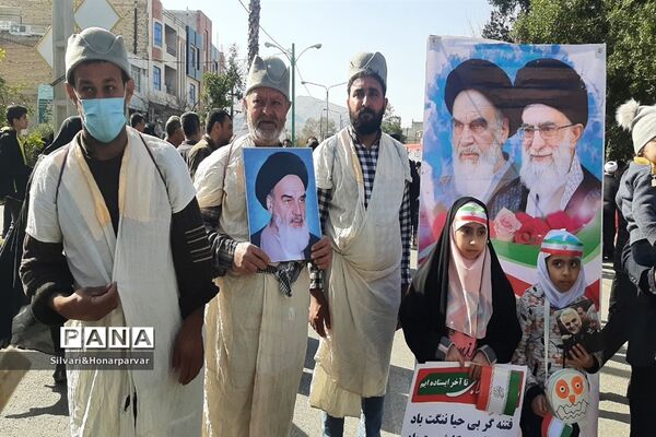 راهپیمایی باشکوه 22 بهمن در شهرستان جهرم