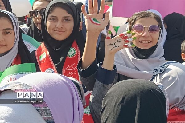 راهپیمایی باشکوه 22 بهمن در شهرستان جهرم