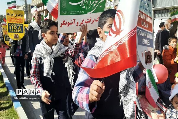 راهپیمایی باشکوه 22 بهمن در شهرستان جهرم