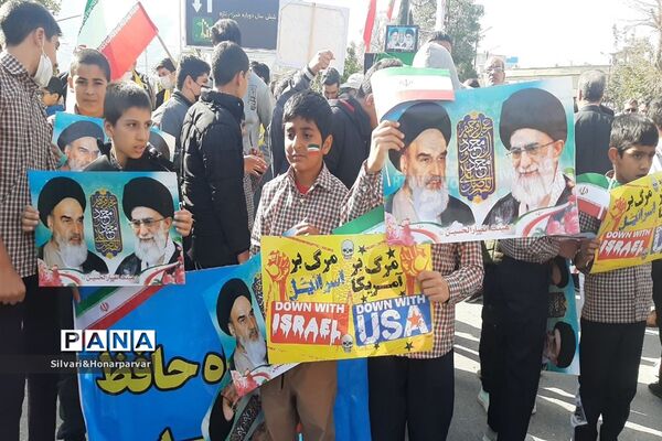راهپیمایی باشکوه 22 بهمن در شهرستان جهرم