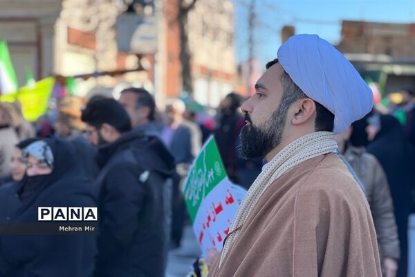 راهپیمایی 22 بهمن در گرگان