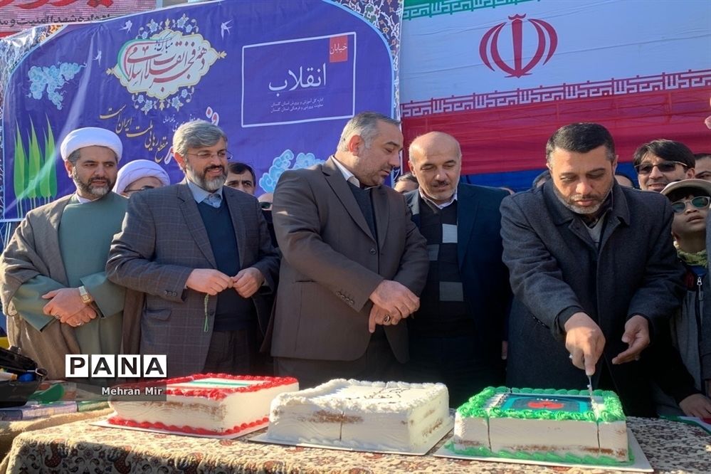 راهپیمایی 22 بهمن در گرگان