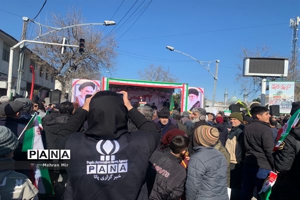 راهپیمایی 22 بهمن در گرگان