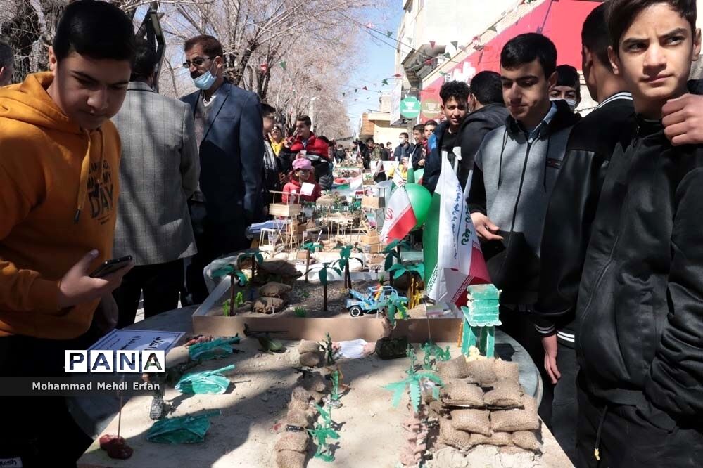 شکوه حضور مردم  آباده در راهپیمایی 22 بهمن ماه