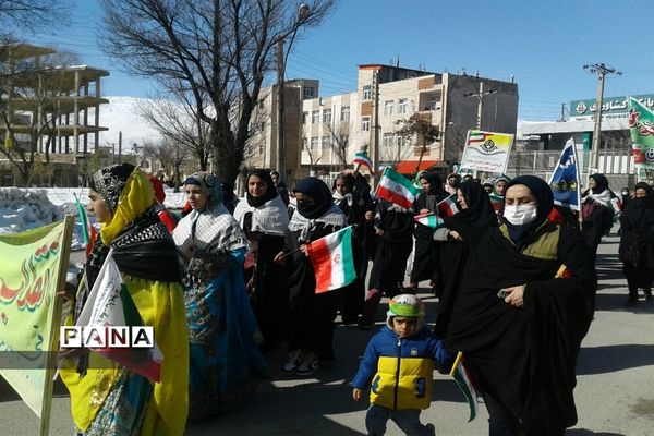 راهپیمایی یوم الله  ۲۲بهمن در فارسان