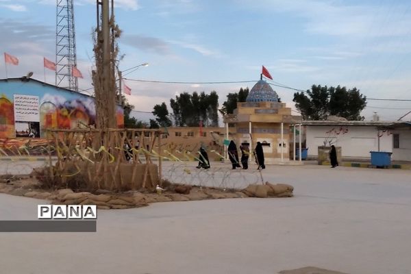 بازدید دانش‌آموزان بهارستانی در سالروز پیروزی انقلاب اسلامی از مناطق عملیاتی فاو