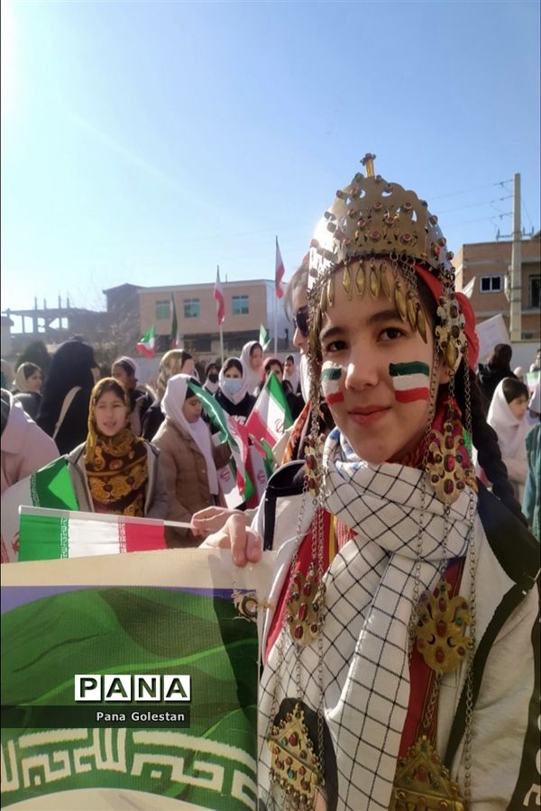 راهپیمایی بیست و دو بهمن در شهرستان گالیکش