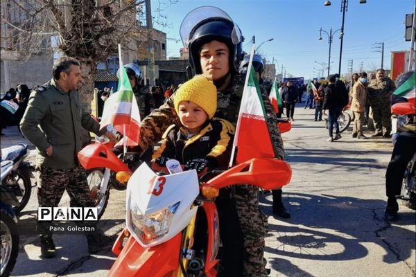 راهپیمایی بیست و دو بهمن در شهرستان گالیکش