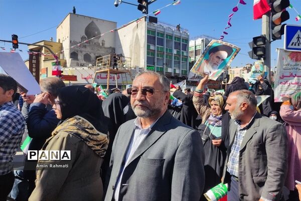 راهپیمایی 22 بهمن در شیراز