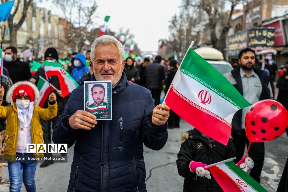 راهپیمایی 22 بهمن  در ارومیه-1