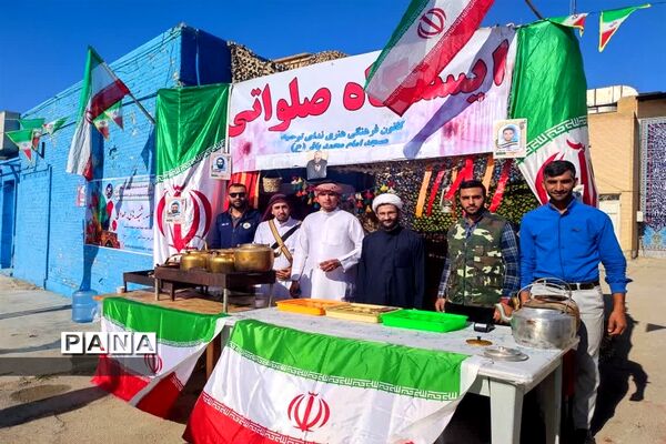راهپیمایی چهل و چهارمین سالگرد پیروزی انقلاب در خیابان های امیدیه