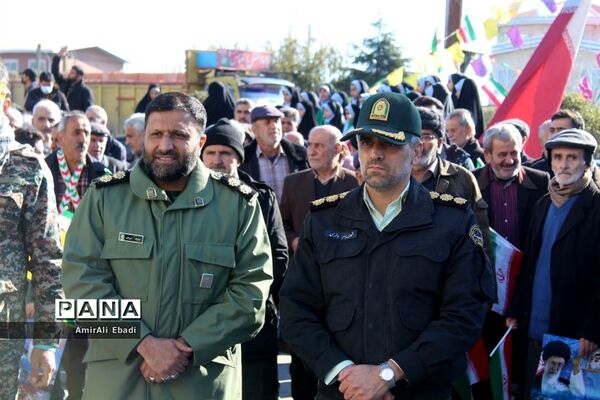 راهپیمایی ۲۲ بهمن در شهرستان میاندورود