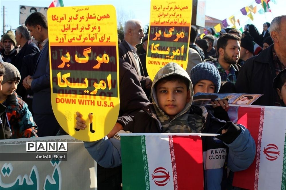 راهپیمایی ۲۲ بهمن در شهرستان میاندورود