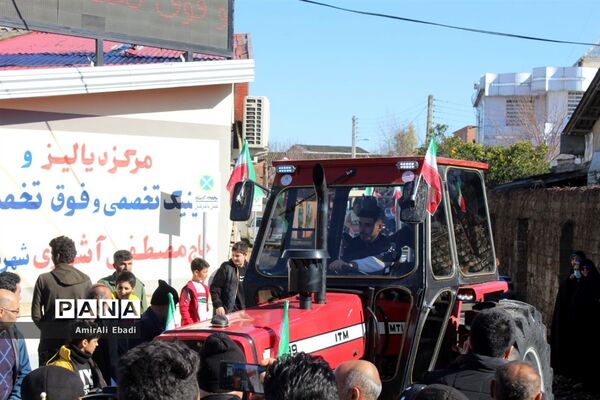 راهپیمایی ۲۲ بهمن در شهرستان میاندورود