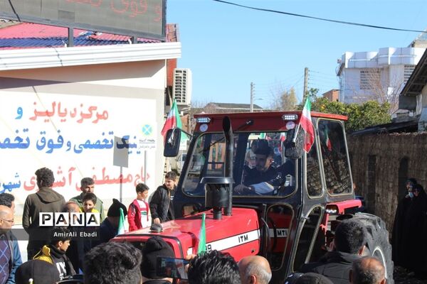 راهپیمایی ۲۲ بهمن در شهرستان میاندورود