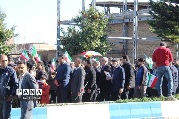 راهپیمایی ۲۲ بهمن در شهرستان میاندورود