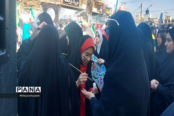 راهپیمایی 22 بهمن در دزفول