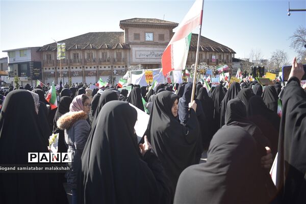 راهپیمایی۲۲ بهمن در ساری