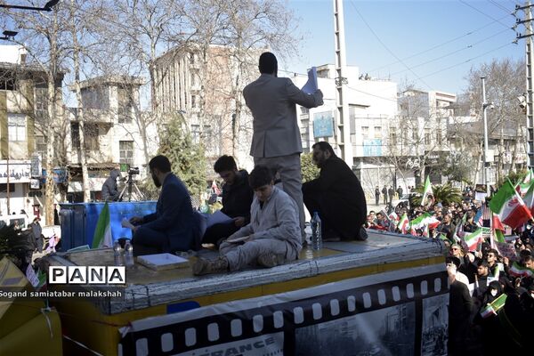 راهپیمایی۲۲ بهمن در ساری
