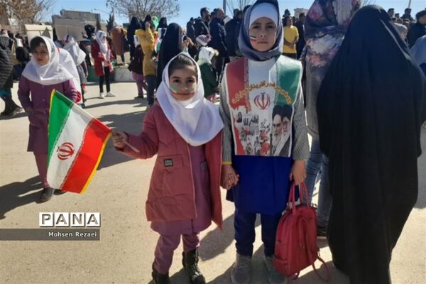 راهپیمایی 22 بهمن در منطقه سده