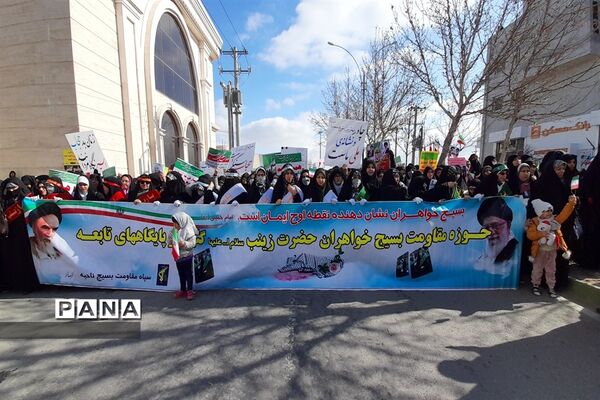 راهپیمایی یوم الله 22 بهمن ماه شهرستان گلبهار